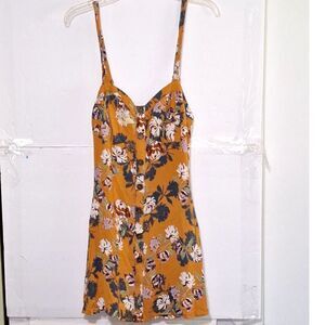 Lane Tree Women's Dress Sleeveless Beachy Boho Cottagecore Coastal Floral Size L